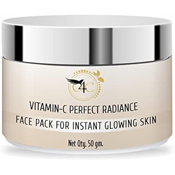 C4 VITAMIN C SKIN CARE FACIAL KIT CONSISTS OF VITAMIN C FACE WASH, VITAMIN C SERUM & DETAN FACE PACK FOR GLOWING SKIN-150 ML, 50 ML, 50 GM EACH - Image 2